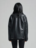 セイントペイン(SAINTPAIN) SP Fleather Trucker Jacket-Black