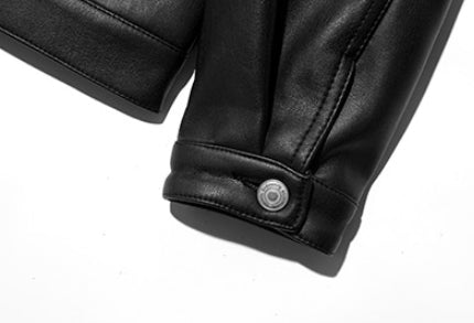 セイントペイン(SAINTPAIN) SP Fleather Trucker Jacket-Black