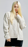 セイントペイン(SAINTPAIN) SP Suede Trucker Jacket-Ivory