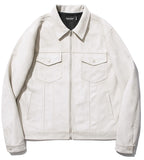 セイントペイン(SAINTPAIN) SP Suede Trucker Jacket-Ivory