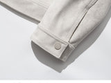 セイントペイン(SAINTPAIN) SP Suede Trucker Jacket-Ivory