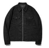 セイントペイン(SAINTPAIN) SP Suede Trucker Jacket-Black