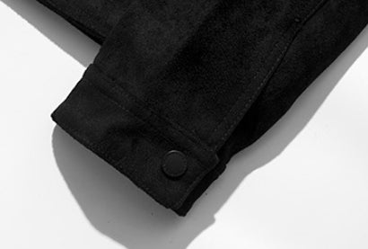 セイントペイン(SAINTPAIN) SP Suede Trucker Jacket-Black