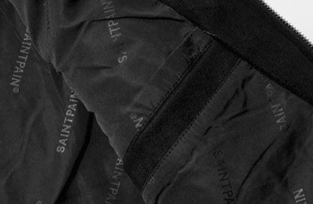 セイントペイン(SAINTPAIN) SP Suede Trucker Jacket-Black