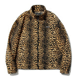 セイントペイン(SAINTPAIN) SP Leopard Fleece Zip Up Jacket-Yellow