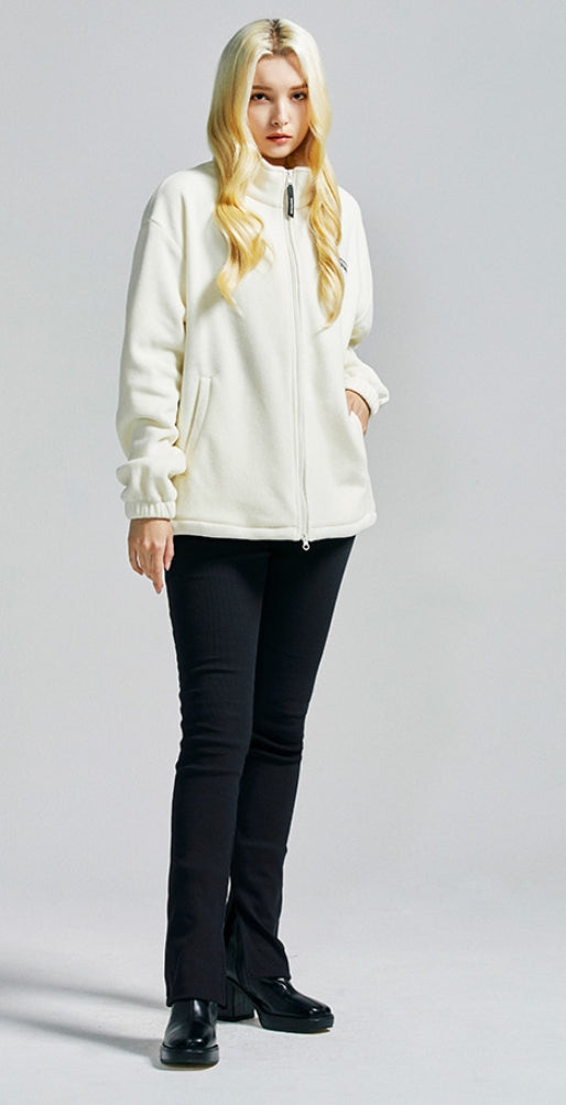 セイントペイン(SAINTPAIN) SP Fleece Zip Up Jacket-White