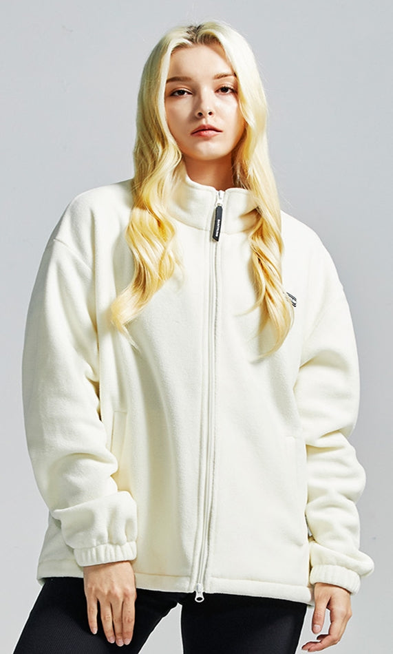 セイントペイン(SAINTPAIN) SP Fleece Zip Up Jacket-White