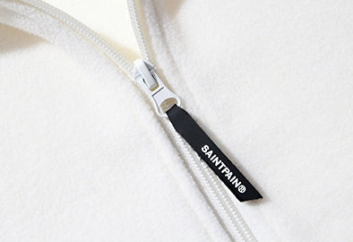 セイントペイン(SAINTPAIN) SP Fleece Zip Up Jacket-White