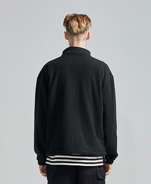 セイントペイン(SAINTPAIN) SP Fleece Zip Up Jacket-Black