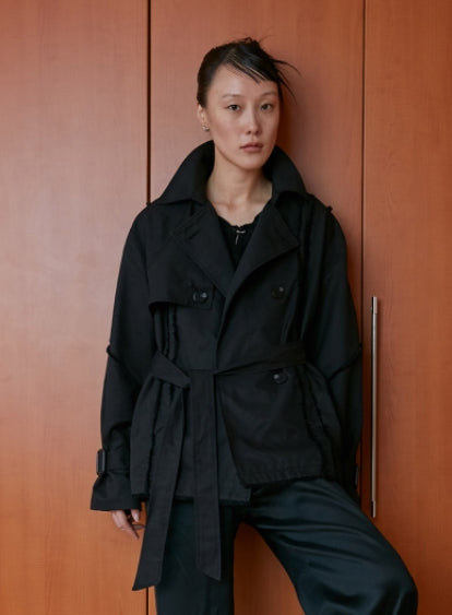 nache(ナチェ) rawcut trench