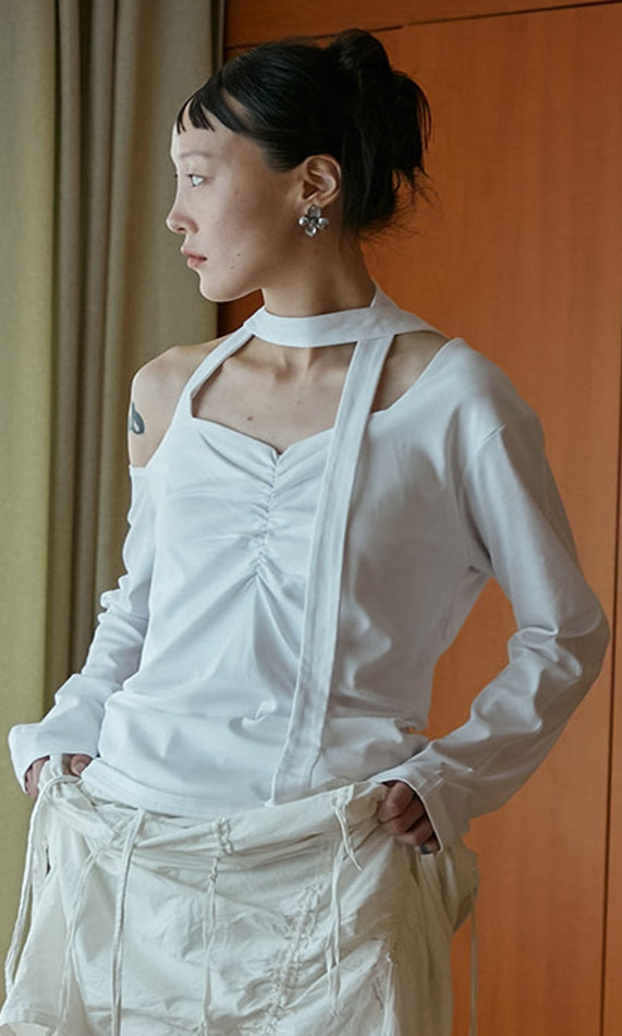 nache(ナチェ) string t-shirt