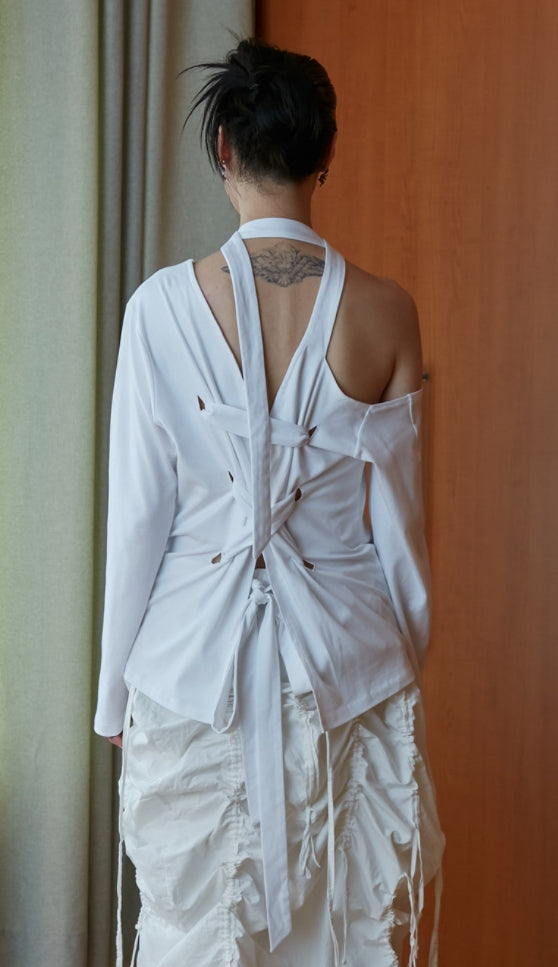 nache(ナチェ) string t-shirt