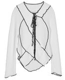 nache(ナチェ) patchwork cardigan