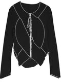 nache(ナチェ) patchwork cardigan