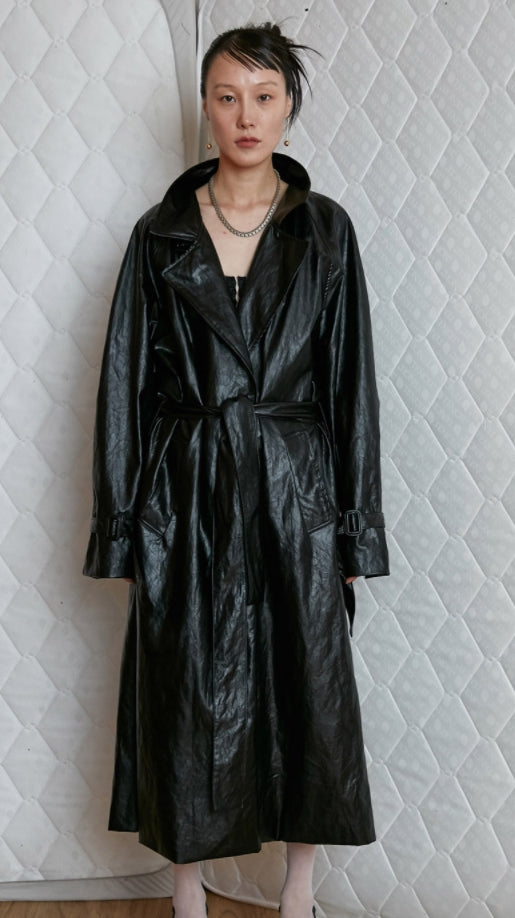 nache(ナチェ) leather coat