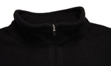 AQO_studiospace(アコスタジオスペース) AQO BEAR FLEECE HALF ZIP-UP BLACK