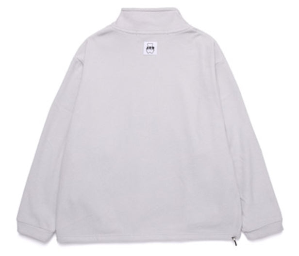 AQO_studiospace(アコスタジオスペース) AQO BEAR FLEECE HALF ZIP-UP GREY