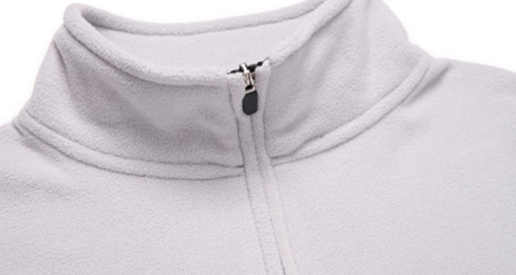 AQO_studiospace(アコスタジオスペース) AQO BEAR FLEECE HALF ZIP-UP GREY