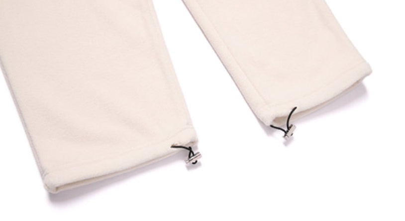 AQO_studiospace(アコスタジオスペース)  AQO BEAR FLEECE PANTS IVORY