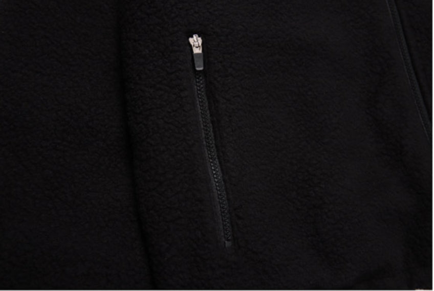 AQO_studiospace(アコスタジオスペース) AQO BEAR REVERSIBLE FLEECE JACKET BLACK