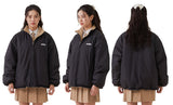 AQO_studiospace(アコスタジオスペース) AQO BEAR REVERSIBLE FLEECE JACKET BROWN