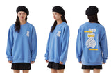 AQO_studiospace(アコスタジオスペース) AQO BEAR SWEATSHIRTS BLUE