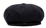 ロマンティッククラウン(ROMANTIC CROWN)  LAUREL LOGO SUEDE NEWS BOY CAP_BLACK