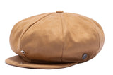 ロマンティッククラウン(ROMANTIC CROWN)  LAUREL LOGO SUEDE NEWS BOY CAP_BROWN