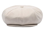 ロマンティッククラウン(ROMANTIC CROWN)  LAUREL LOGO SUEDE NEWS BOY CAP_OATMEAL