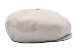 ロマンティッククラウン(ROMANTIC CROWN)  LAUREL LOGO SUEDE NEWS BOY CAP_OATMEAL