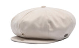 ロマンティッククラウン(ROMANTIC CROWN)  LAUREL LOGO SUEDE NEWS BOY CAP_OATMEAL
