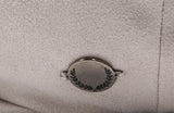 ロマンティッククラウン(ROMANTIC CROWN)  LAUREL LOGO SUEDE NEWS BOY CAP_OATMEAL