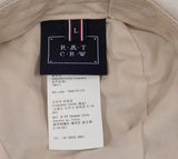 ロマンティッククラウン(ROMANTIC CROWN)  LAUREL LOGO SUEDE NEWS BOY CAP_OATMEAL