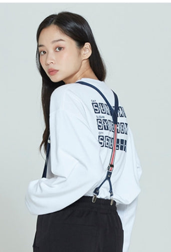 ロマンティッククラウン(ROMANTIC CROWN) CEREMONY TAPE SUSPENDER_NAVY