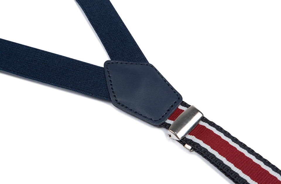 ロマンティッククラウン(ROMANTIC CROWN) CEREMONY TAPE SUSPENDER_NAVY