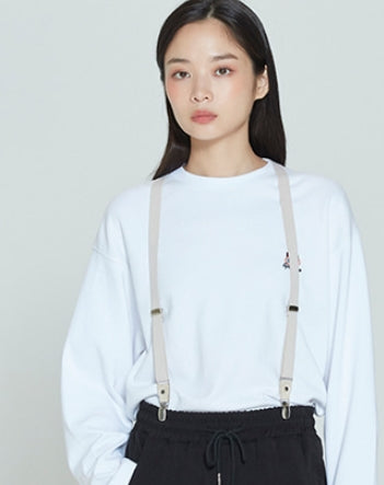 ロマンティッククラウン(ROMANTIC CROWN) CEREMONY TAPE SUSPENDER_OATMEAL