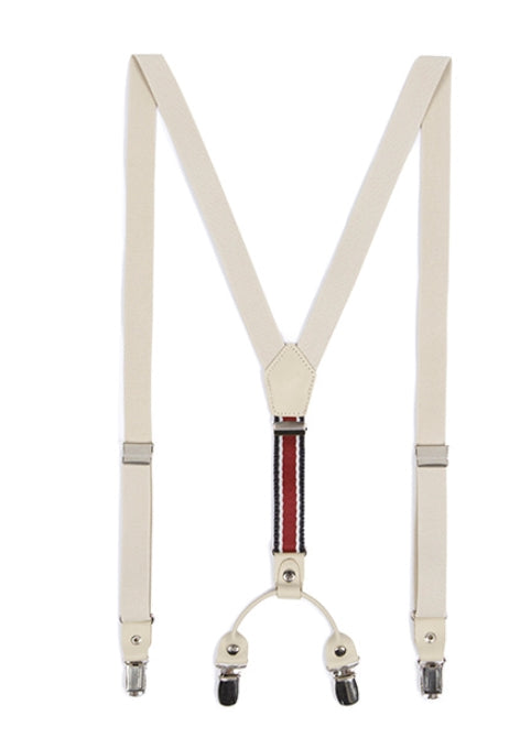 ロマンティッククラウン(ROMANTIC CROWN) CEREMONY TAPE SUSPENDER_OATMEAL