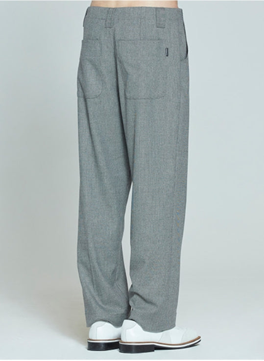 ロマンティッククラウン(ROMANTIC CROWN) CLASSIC NEWS BOY PANTS_GREY