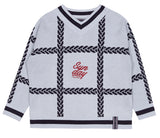 ロマンティッククラウン(ROMANTIC CROWN)  SUNDAY SYNDROME CHAIN KNITWEAR_SKY BLUE