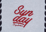 ロマンティッククラウン(ROMANTIC CROWN)  SUNDAY SYNDROME CHAIN KNITWEAR_SKY BLUE