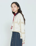 ロマンティッククラウン(ROMANTIC CROWN)  SUNDAY SYNDROME CHAIN KNITWEAR_OATMEAL