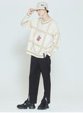 ロマンティッククラウン(ROMANTIC CROWN)  SUNDAY SYNDROME CHAIN KNITWEAR_OATMEAL