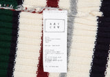 ロマンティッククラウン(ROMANTIC CROWN)  STRIPED RIBBED KNITWEAR_OATMEAL