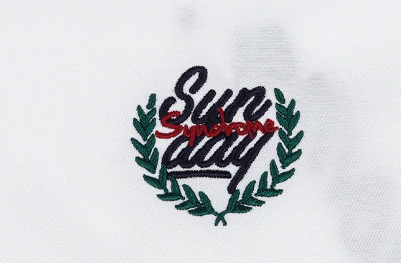 ロマンティッククラウン(ROMANTIC CROWN)SUNDAY SYNDROME BOWLING SHIRT_WHITE