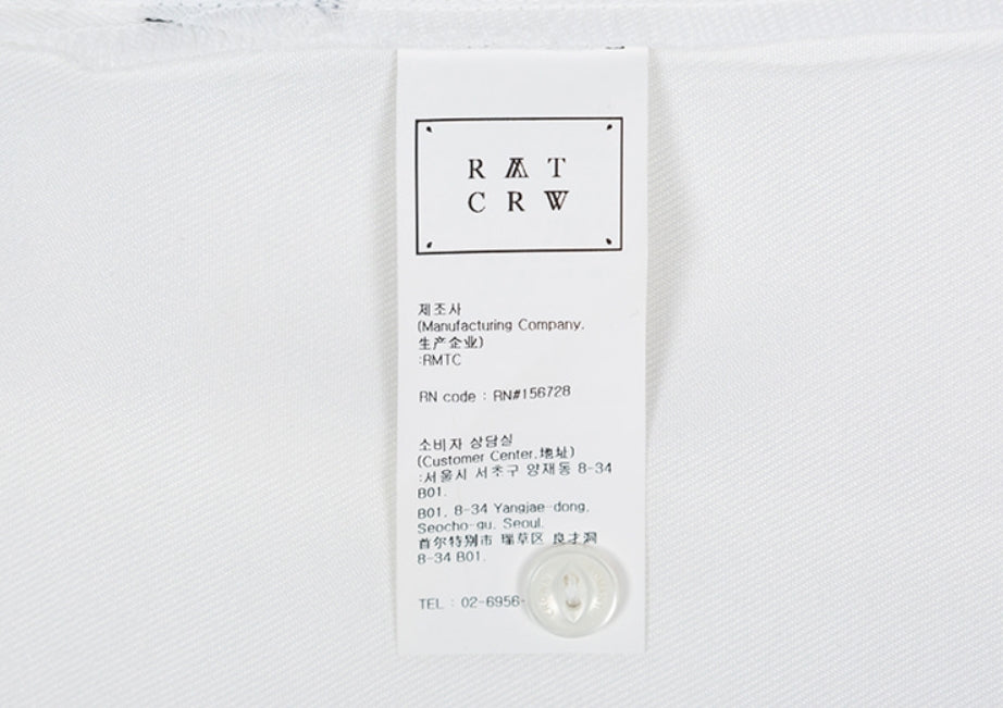 ロマンティッククラウン(ROMANTIC CROWN)SUNDAY SYNDROME BOWLING SHIRT_WHITE