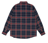 ロマンティッククラウン(ROMANTIC CROWN)  CROSS CHECK CUFFS SHIRT_NAVY