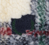 ロマンティッククラウン(ROMANTIC CROWN) CHECK FLEECE MUFFLER_OATMEAL
