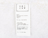 ロマンティッククラウン(ROMANTIC CROWN) CHECK FLEECE MUFFLER_OATMEAL