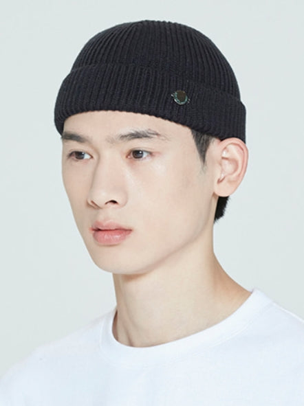 ロマンティッククラウン(ROMANTIC CROWN)  LAUREL LOGO WATCH CAP_BLACK