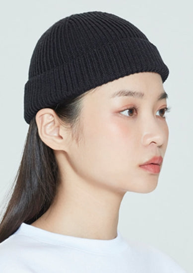 ロマンティッククラウン(ROMANTIC CROWN)  LAUREL LOGO WATCH CAP_BLACK